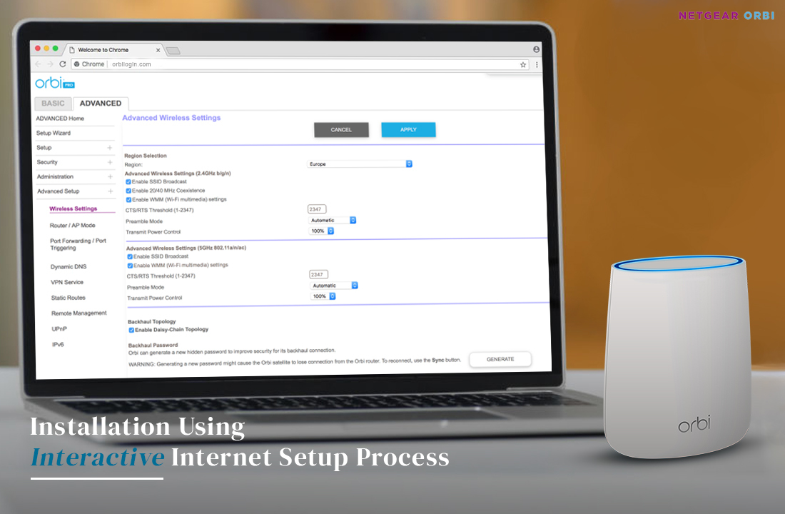 Installation Using Interactive Internet Setup Process