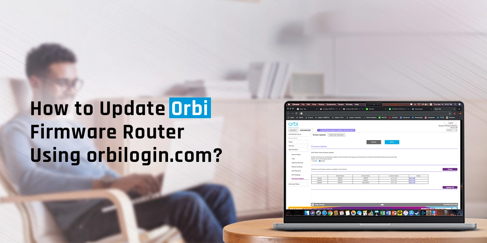 Update Orbi Firmware Router