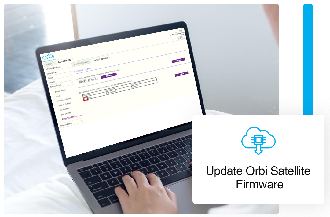 Orbi Satellite Firmware Update