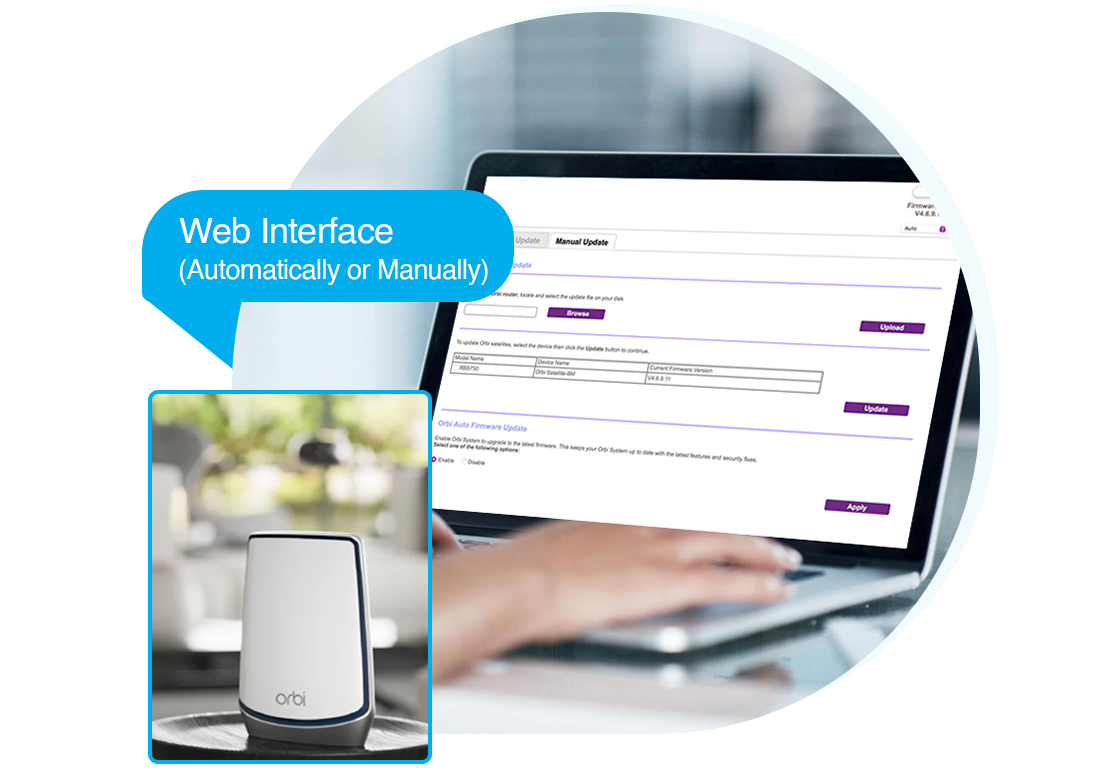 Orbi Router Firmware Update Via Web Interface (Automatically or Manually)